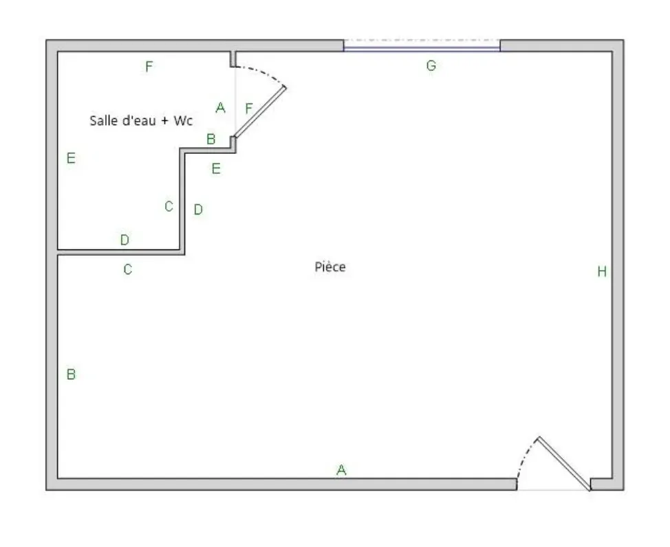Studio 17 m², Montparnasse, Paris 14e, vue 2