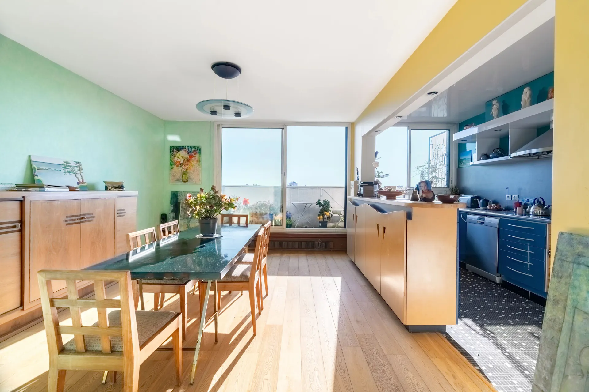 Duplex de 154 m² aux 12e et 13e étages, Méridien, Paris 14e