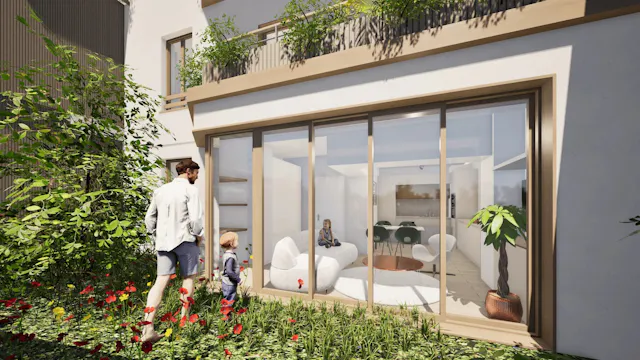 3 pièces 96 m², Paris 14e