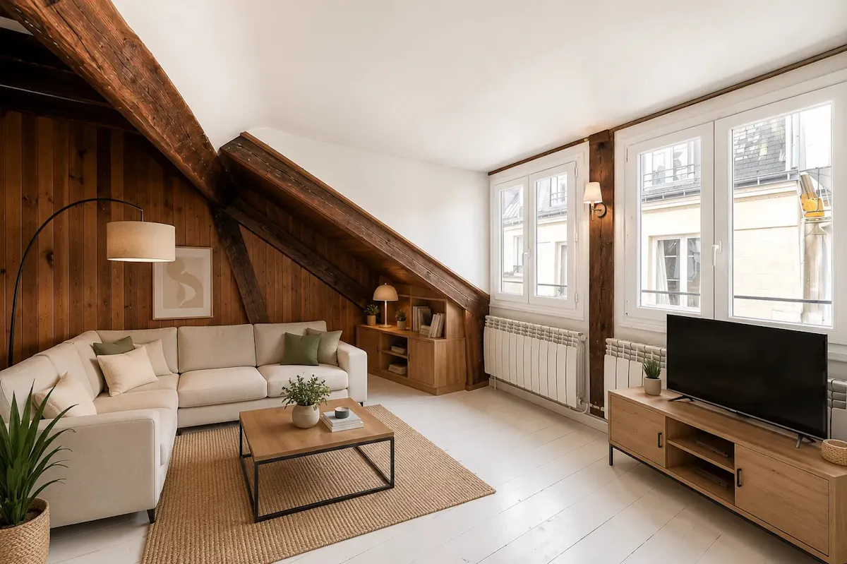 Studio 19 m², Paris 5e, vue 2
