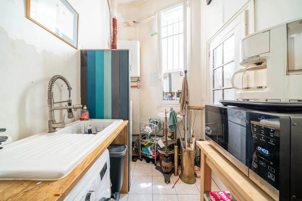 Studio 27 m², Paris 5e, vue 2