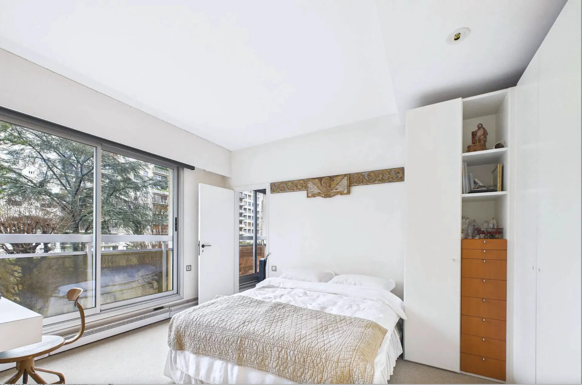 Appartement de 215 m² avec balcon de 14 m², vue sur les jardins du Ranelagh